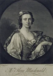 Flora MacDonald, grabado por James McArdell